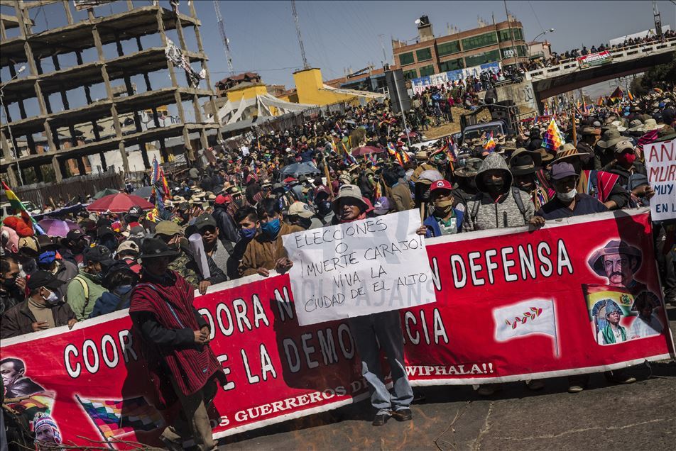 Demonstrasi di Bolivia menentang penundaan pemilihan presiden