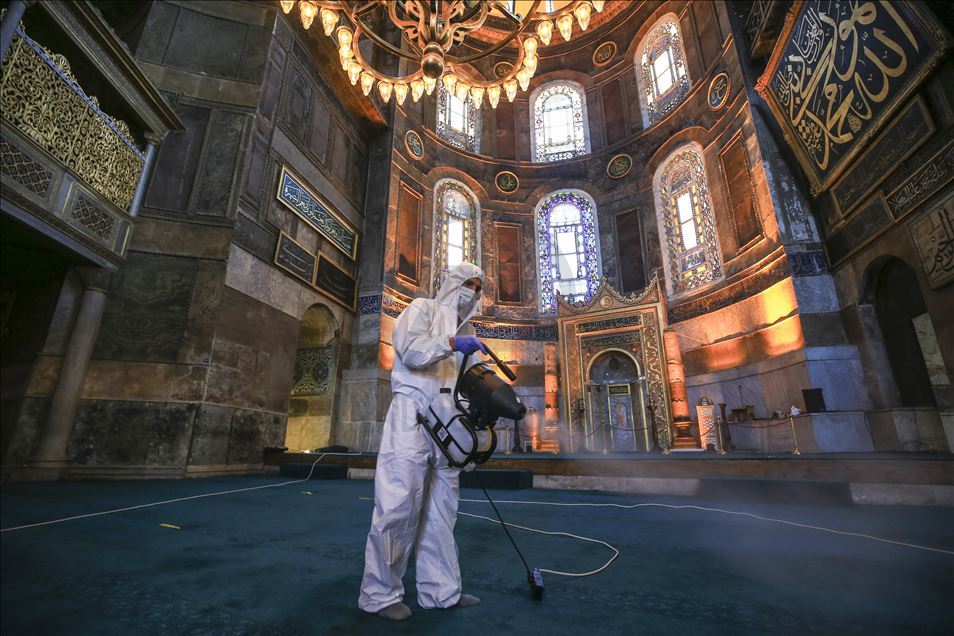 Istanbul: Džamija Aja Sofija se priprema za prvi bajram namaz u posljednjih 86 godina