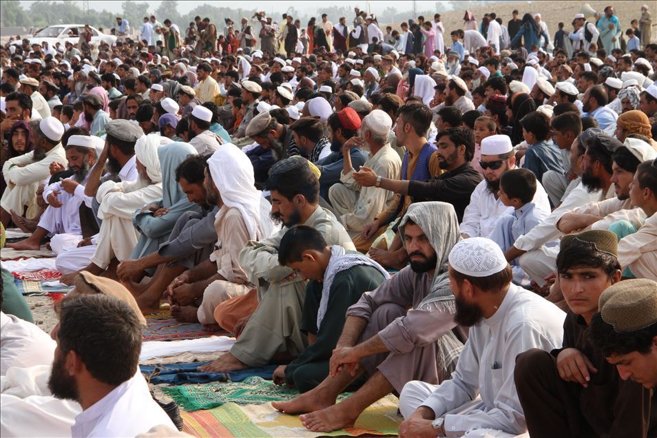 برگزاری نماز عید قربان در ننگرهار افغانستان