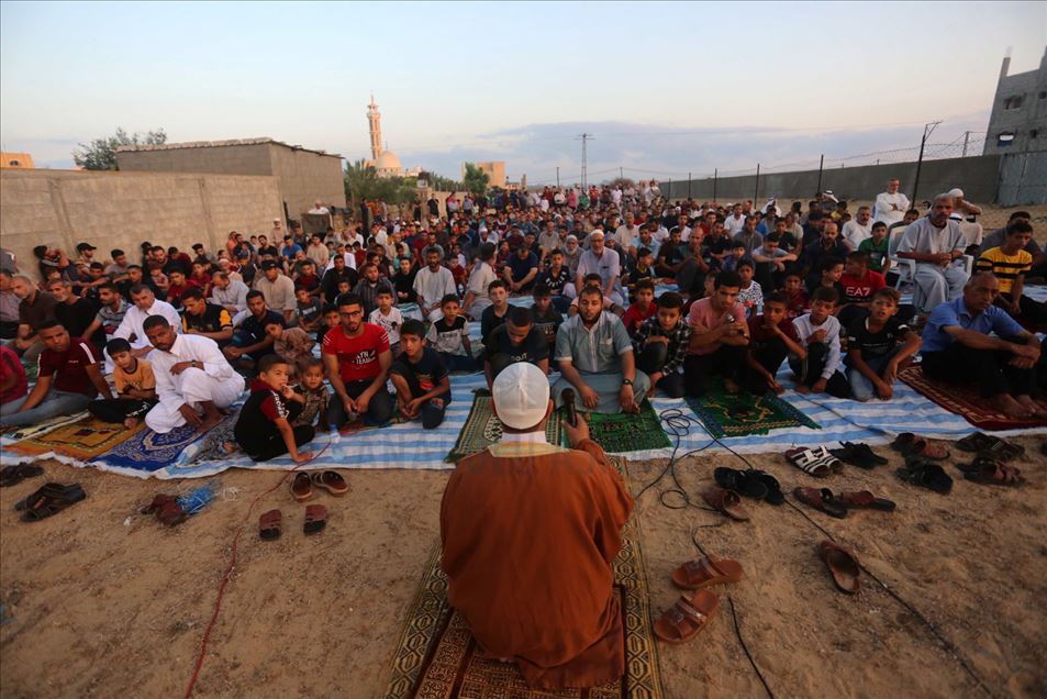 Oración del Eid al-Adha en Gaza