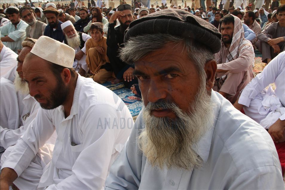 برگزاری نماز عید قربان در ننگرهار افغانستان