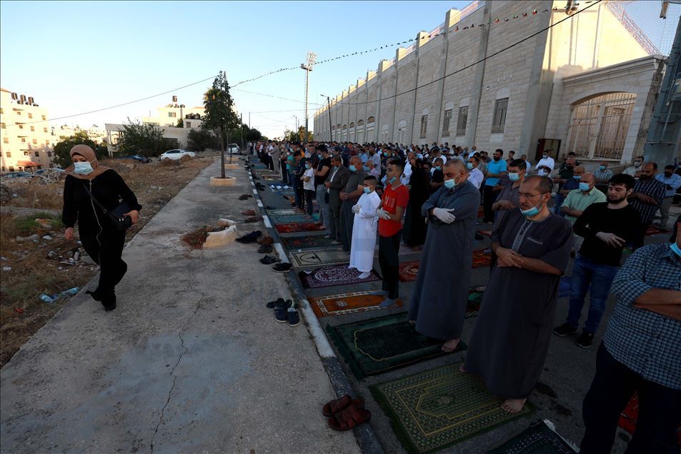 Eid al-Adha prayer in West Bank