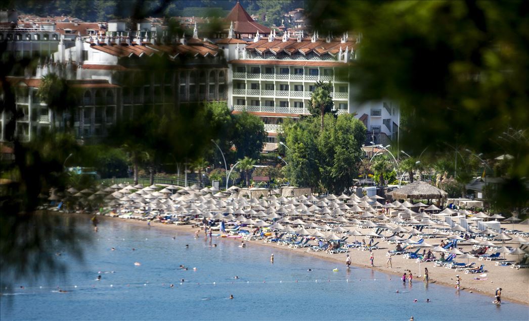 Muğla'da sahillerde yoğunluk yaşandı