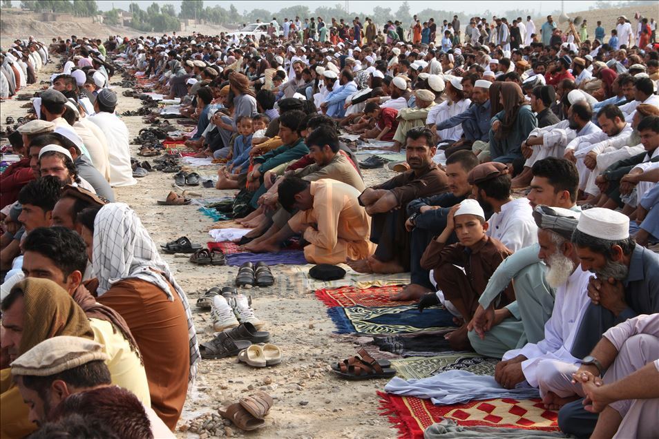 برگزاری نماز عید قربان در ننگرهار افغانستان
