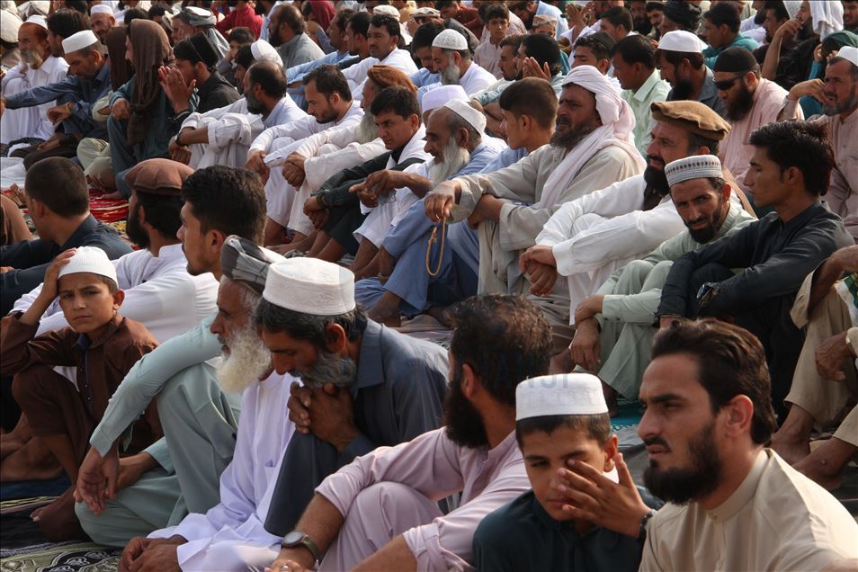 برگزاری نماز عید قربان در ننگرهار افغانستان