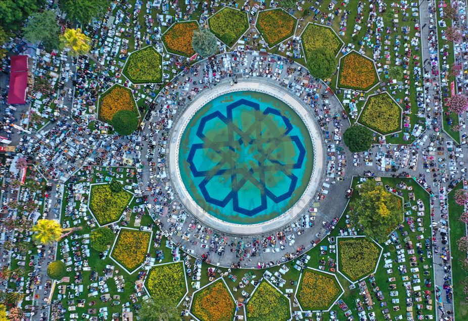 Oración del Eid al-Adha en la Gran Mezquita de Santa Sofía