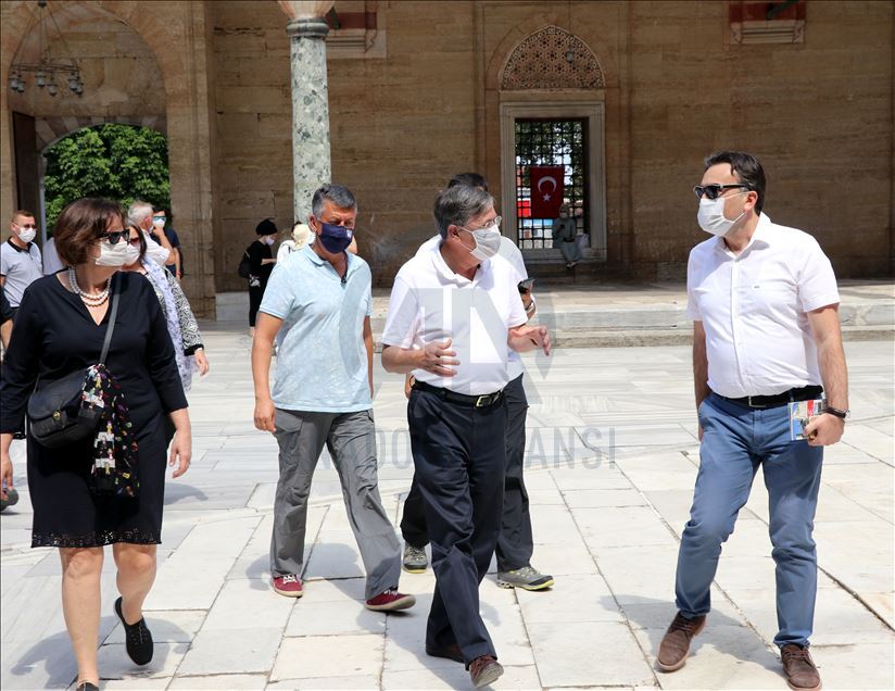 ABD'nin Ankara Büyükelçisi Satterfield ve ailesi Edirne'nin tarihi alanlarını gezdi
