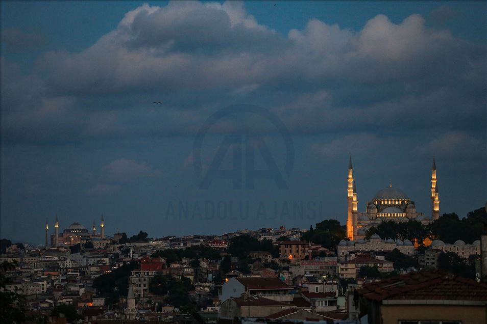 Sunset in Istanbul