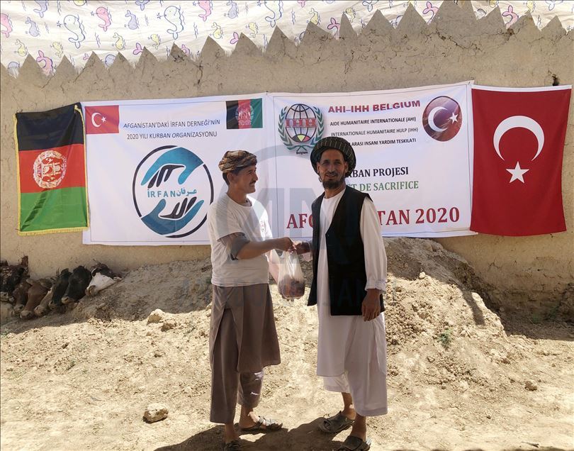 İHH Belçika Afganistan'da 500 aileye kurban eti dağıttı Anadolu Ajansı