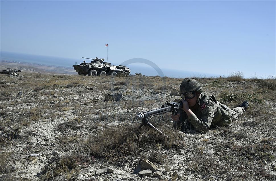 Vazhdon stërvitja e gjerë e përbashkët ushtarake e Turqisë dhe Azerbajxhanit
