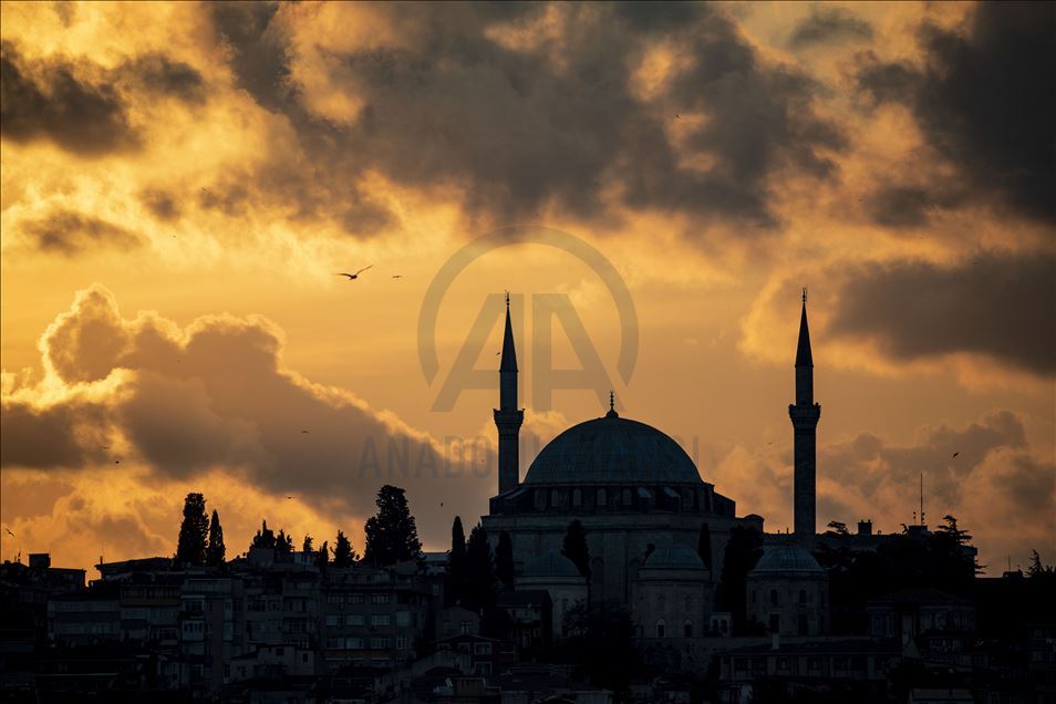 Sunset in Istanbul