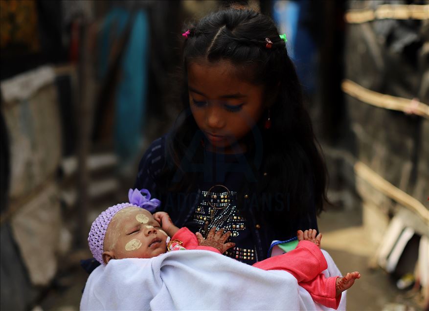 Djeca Rohingya muslimana Bajram obilježila u teškim uslovima izbjeglištva
