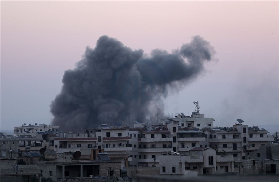 İdlib'e hava saldırıları