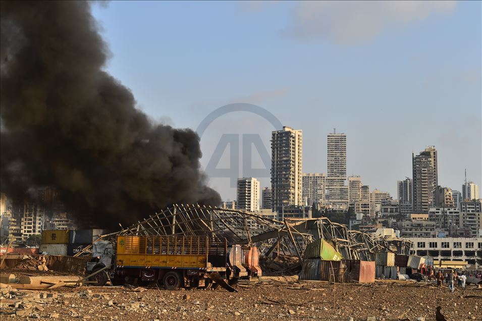 Massive explosion in Beirut