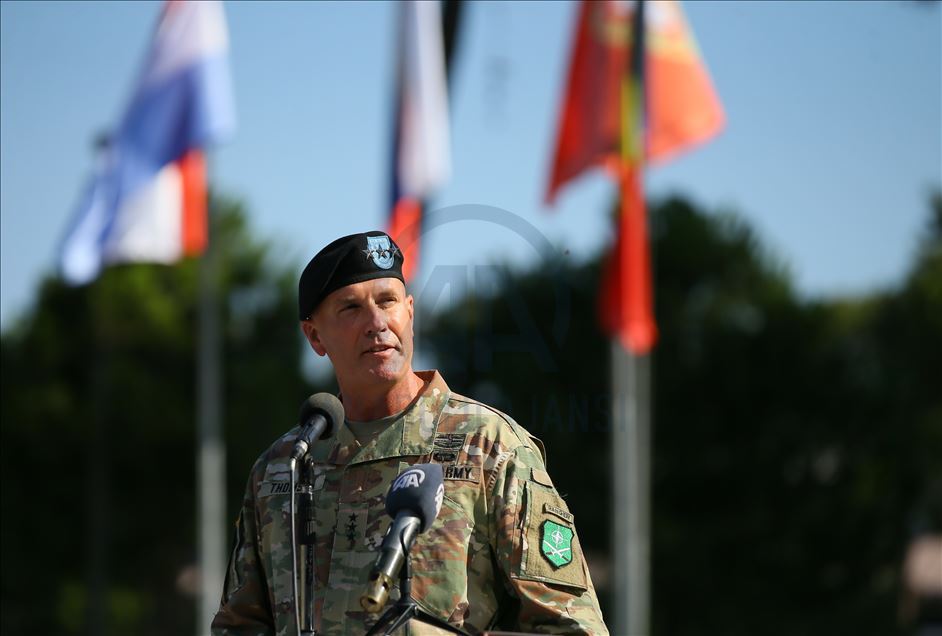 NATO Müttefik Kara Komutanlığında devir teslim töreni
