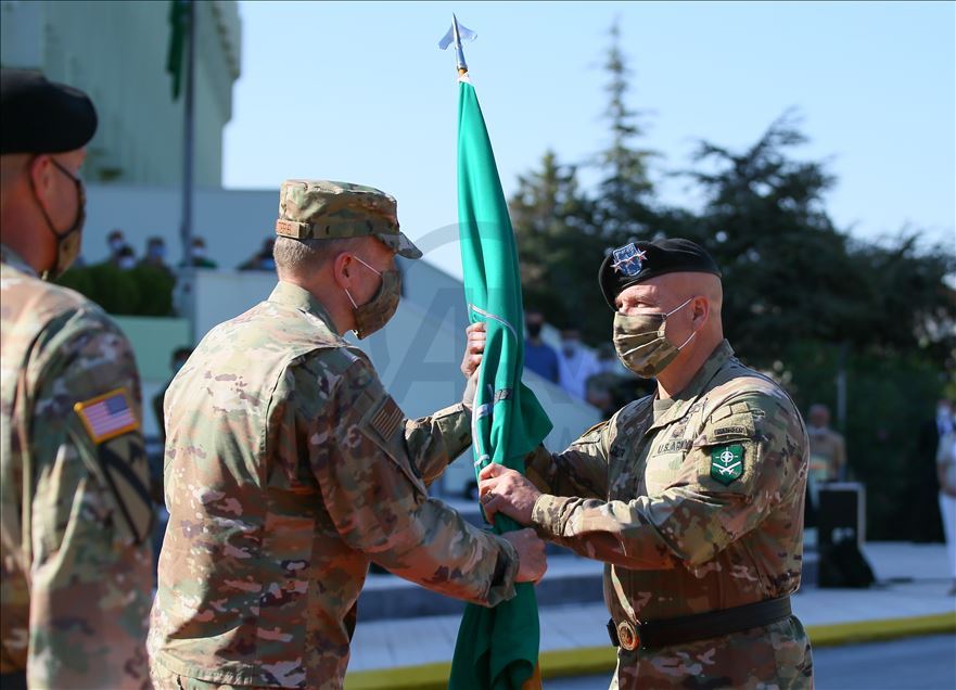 NATO Müttefik Kara Komutanlığında devir teslim töreni