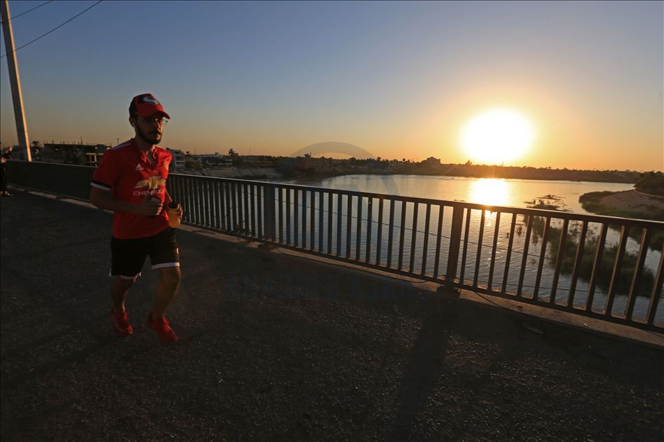 Sunset in Iraq's Baghdad