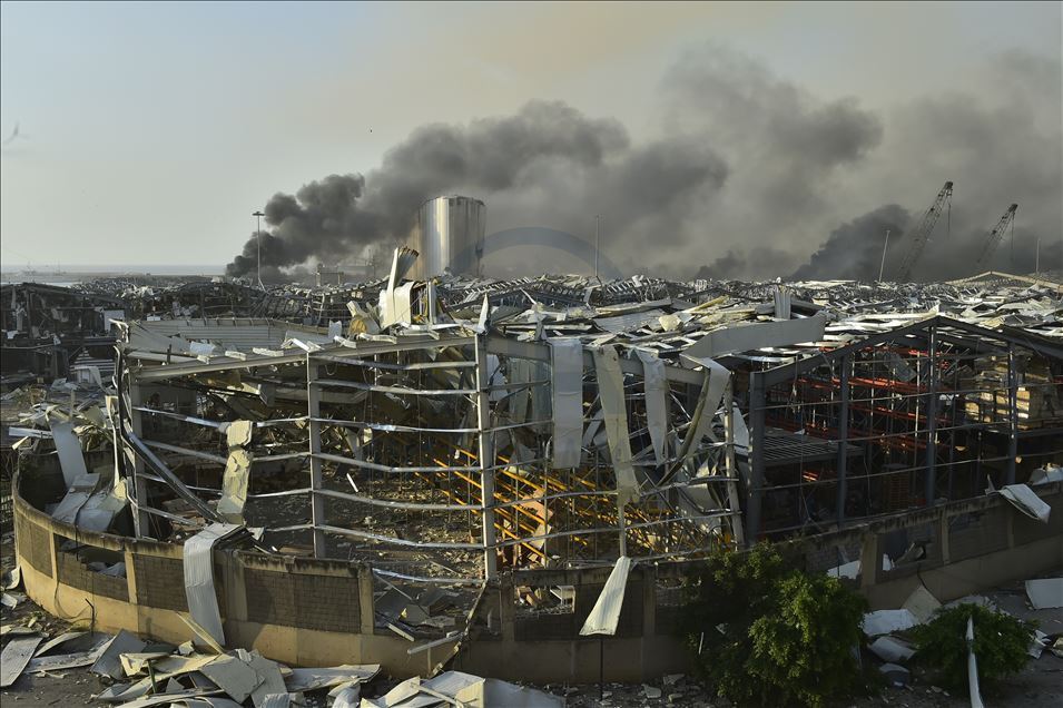 Lübnan'ın başkenti Beyrut'ta patlama
