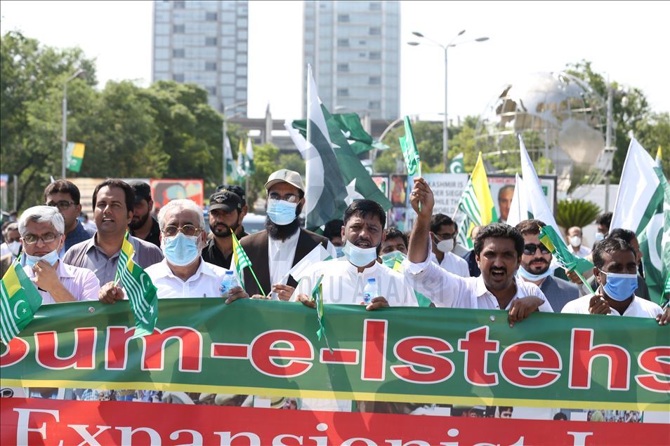 Protest in Islamabad against Indian move to scrap semi-autonomous status of Kashmir 