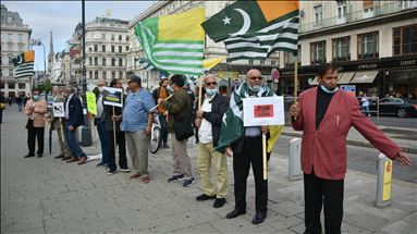 Hindistan’ın Cammu Keşmir’deki uygulamaları Avusturya’da protesto edildi