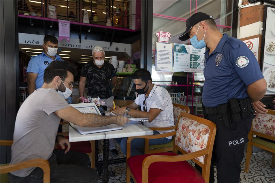 Başkentte Kovid-19 denetimi yapıldı