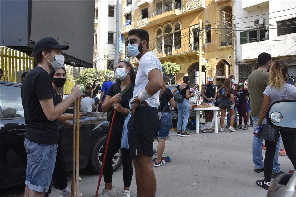 Kerusakan akibat ledakan di Pelabuhan Beirut