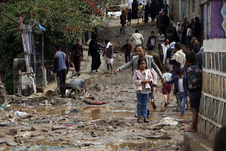 Yemen'de sel nedeniyle 14 kişi hayatını kaybetti