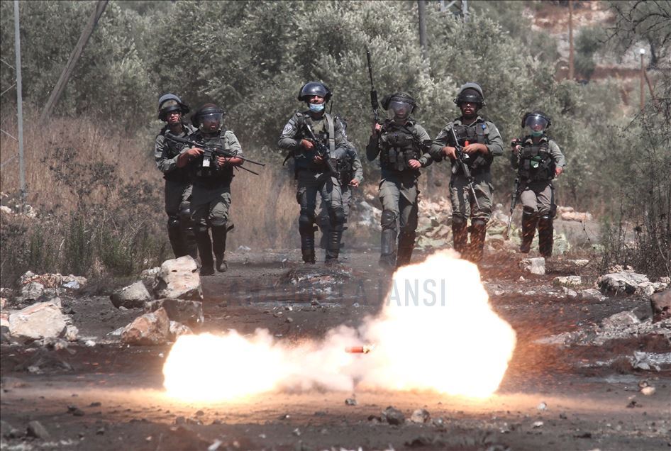 Batı Şeria'da Yahudi yerleşim birimleri inşasına karşı gösteri