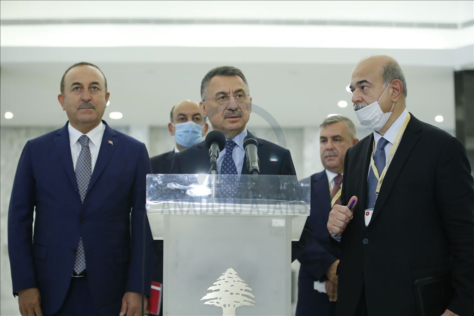 Cumhurbaşkanı Yardımcısı Fuat Oktay Lübnan'da