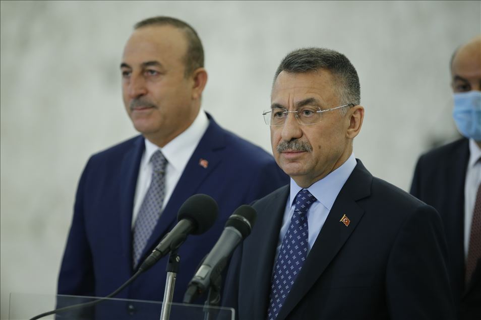 Cumhurbaşkanı Yardımcısı Fuat Oktay Lübnan'da