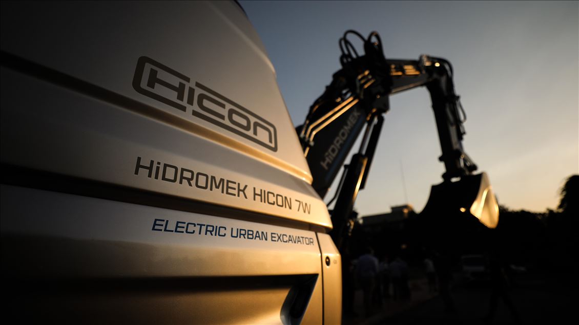 Hidromec HICON 7W electric indigenous excavator in Turkey