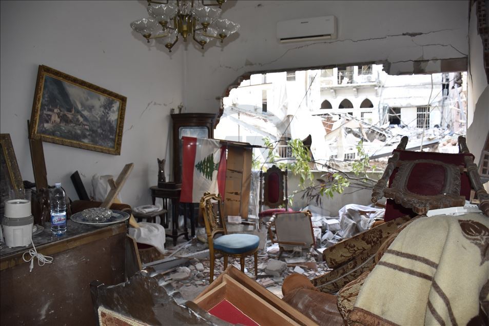 Los innumerables daños en la zona del desastre de Beirut, Líbano