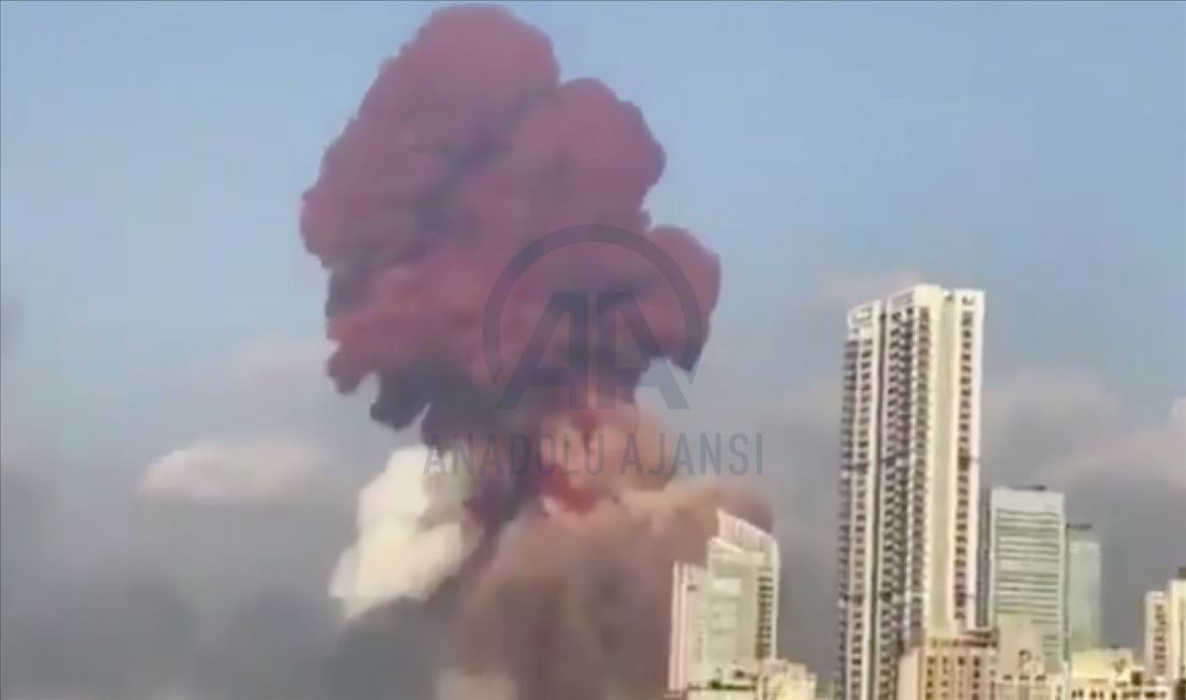 Fuerte explosión en Beirut, Líbano 