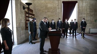 AA Yönetim Kurulu, Ajansın 100. kuruluş yılı dolayısıyla Anıtkabir'de
