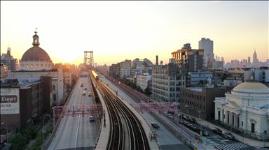 New York'ta gün batımı