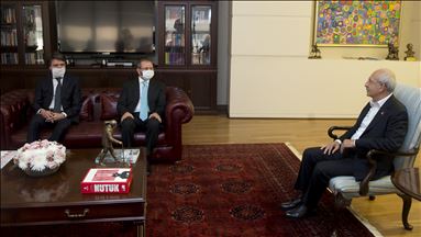 AA Yönetim Kurulu CHP Genel Başkanı Kılıçdaroğlu’nu ziyaret etti