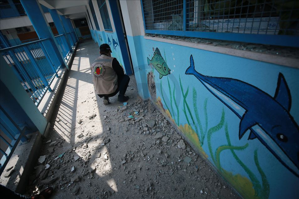 حمله موشکی اسرائیل به مدرسه‌ای در غزه