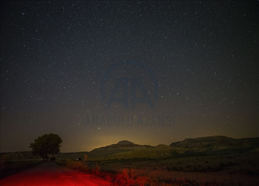 Ankara'da Perseid meteor yağmuru