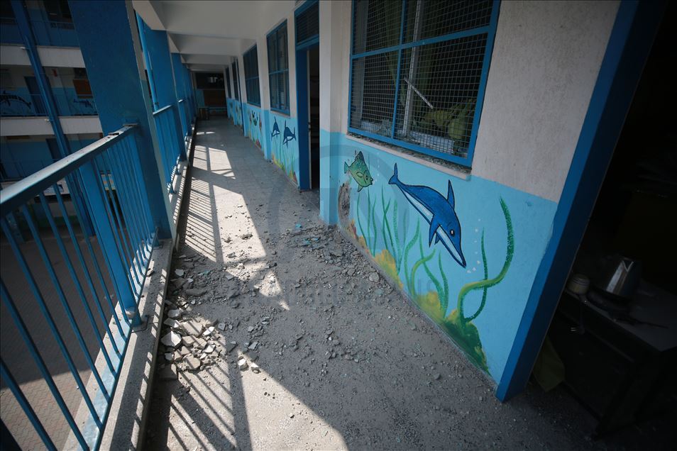 حمله موشکی اسرائیل به مدرسه‌ای در غزه