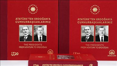 AA'dan "Atatürk'ten Erdoğan'a Cumhurbaşkanlarımız" albümü