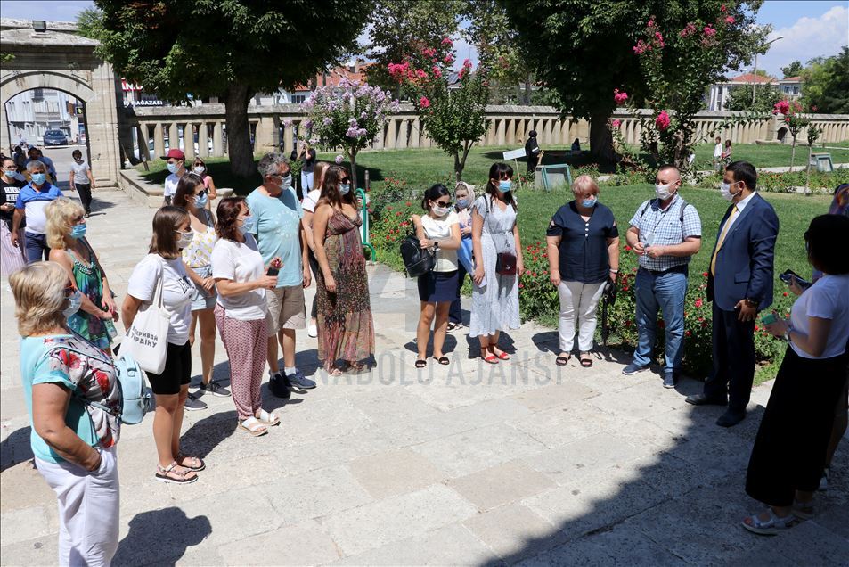 Ukraynalı turizmcilere Edirne tanıtımı
