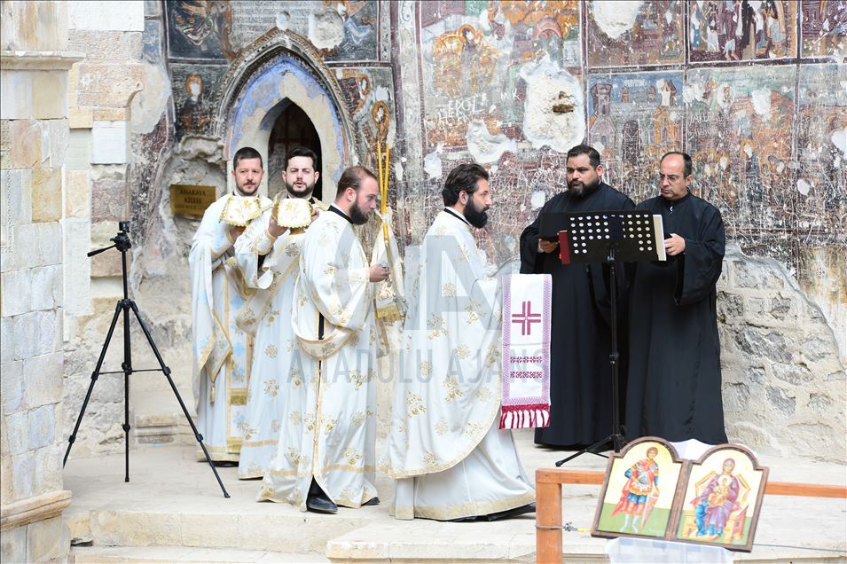 Sümela Manastırı'nda 7'nci ayin yapıldı