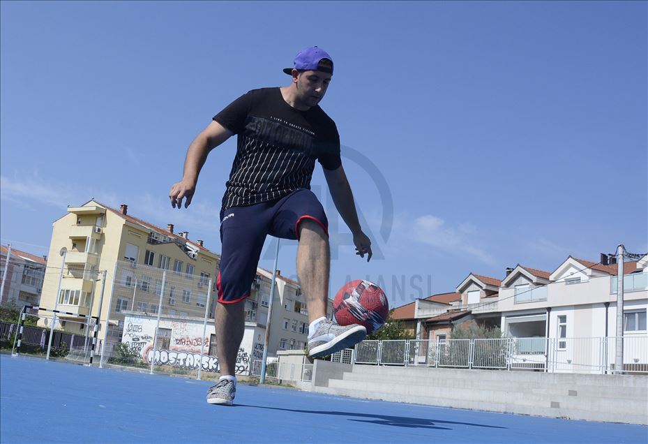 Pokrenuo školu freestylea: Samir Salčin je bh. virtuoz s loptom 