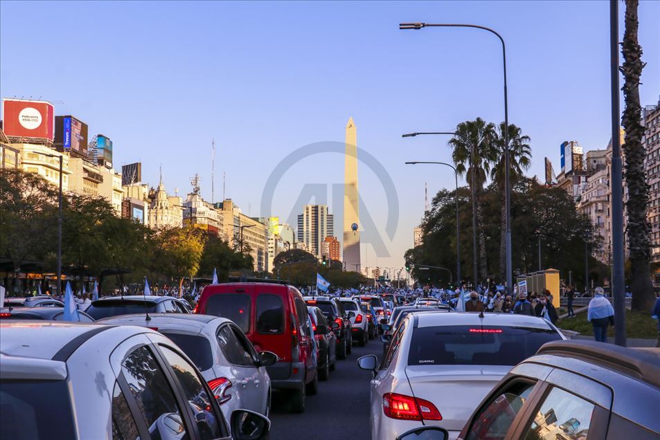 Así transcurrieron las manifestaciones en Buenos Aires, Argentina