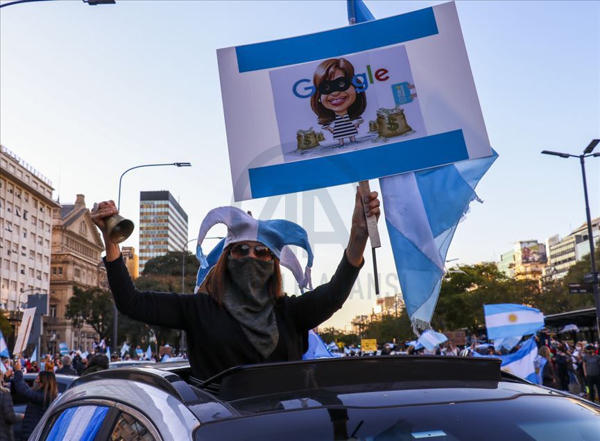 Así transcurrieron las manifestaciones en Buenos Aires, Argentina