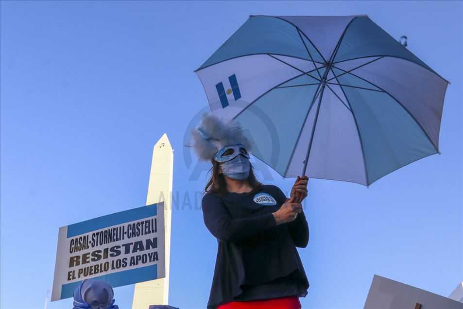 Así transcurrieron las manifestaciones en Buenos Aires, Argentina