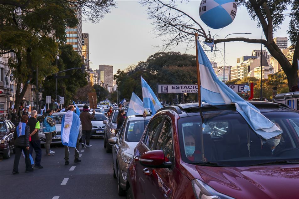 Así transcurrieron las manifestaciones en Buenos Aires, Argentina