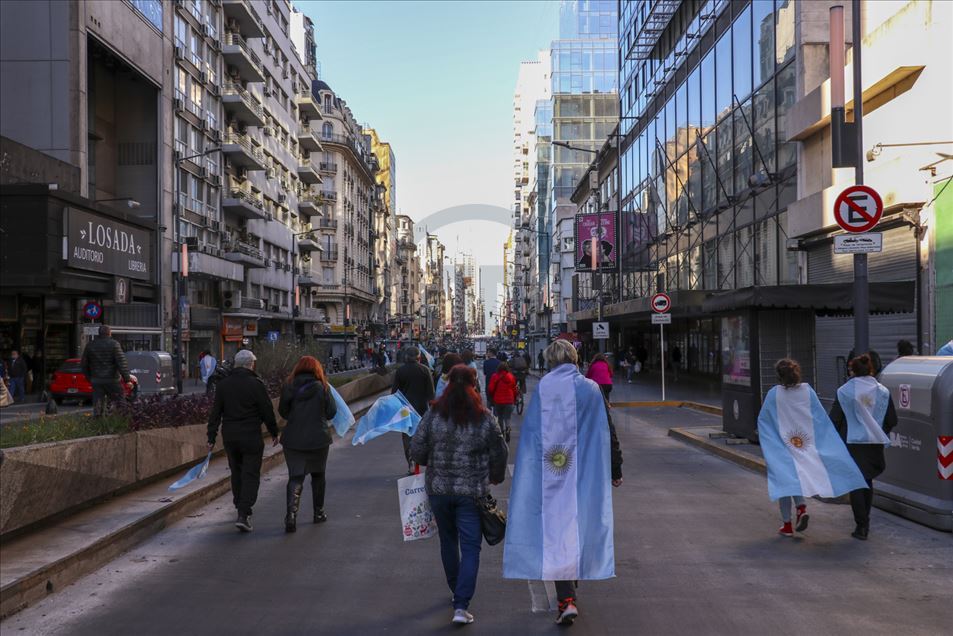 Así transcurrieron las manifestaciones en Buenos Aires, Argentina