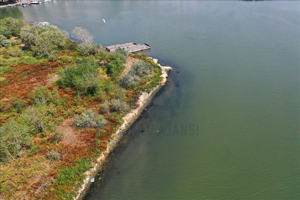 Haliç'te suyun renginin değişmesi