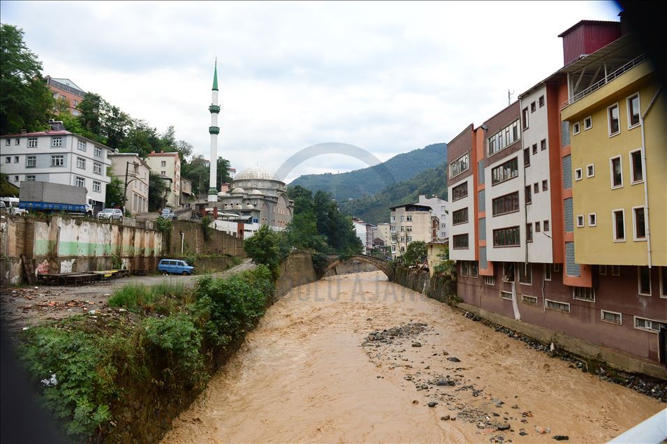 Heavy rain in Turkey's Giresun